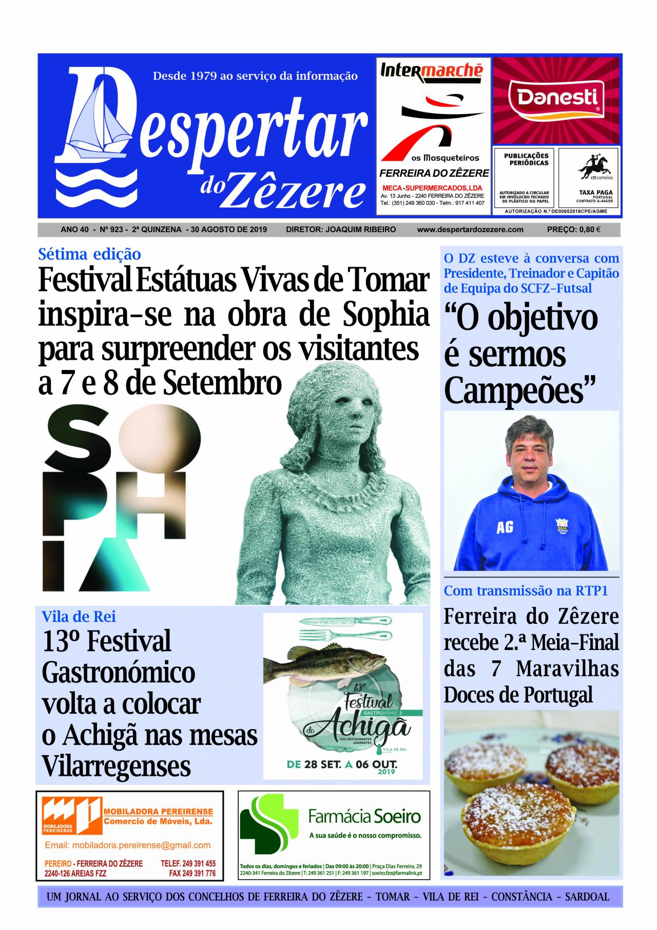 Capa do número 923 de 30 de agosto 2019