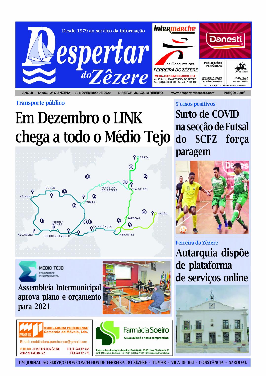 Capa do número 953 de 30 de novembro de 2020