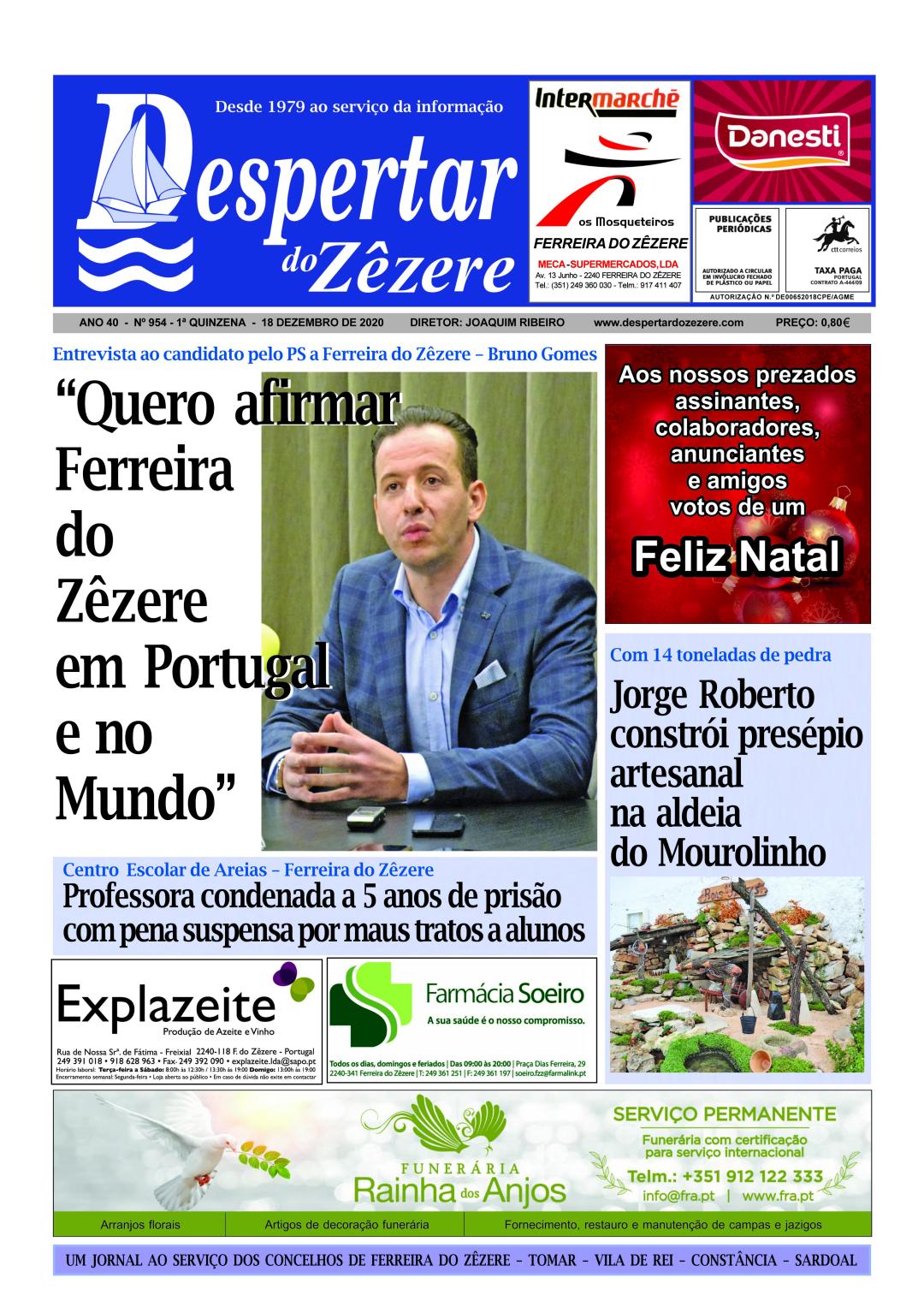Capa do número 954 de 18 de dezembro de 2020